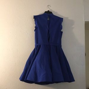 IEENA for MacDuggal Blue Cocktail Dress